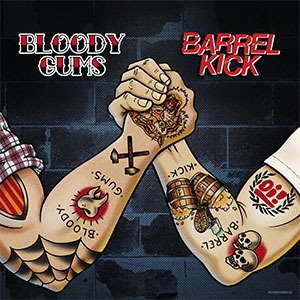 LP Split BLOODY GUMS / BARREL KICK